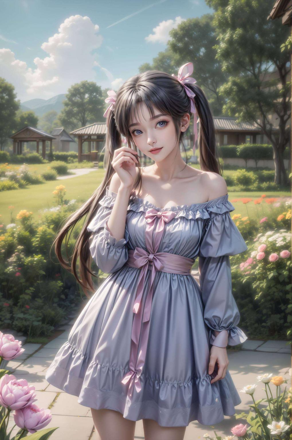 以碧瑶结局为主题画面中碧瑶笑容甜美