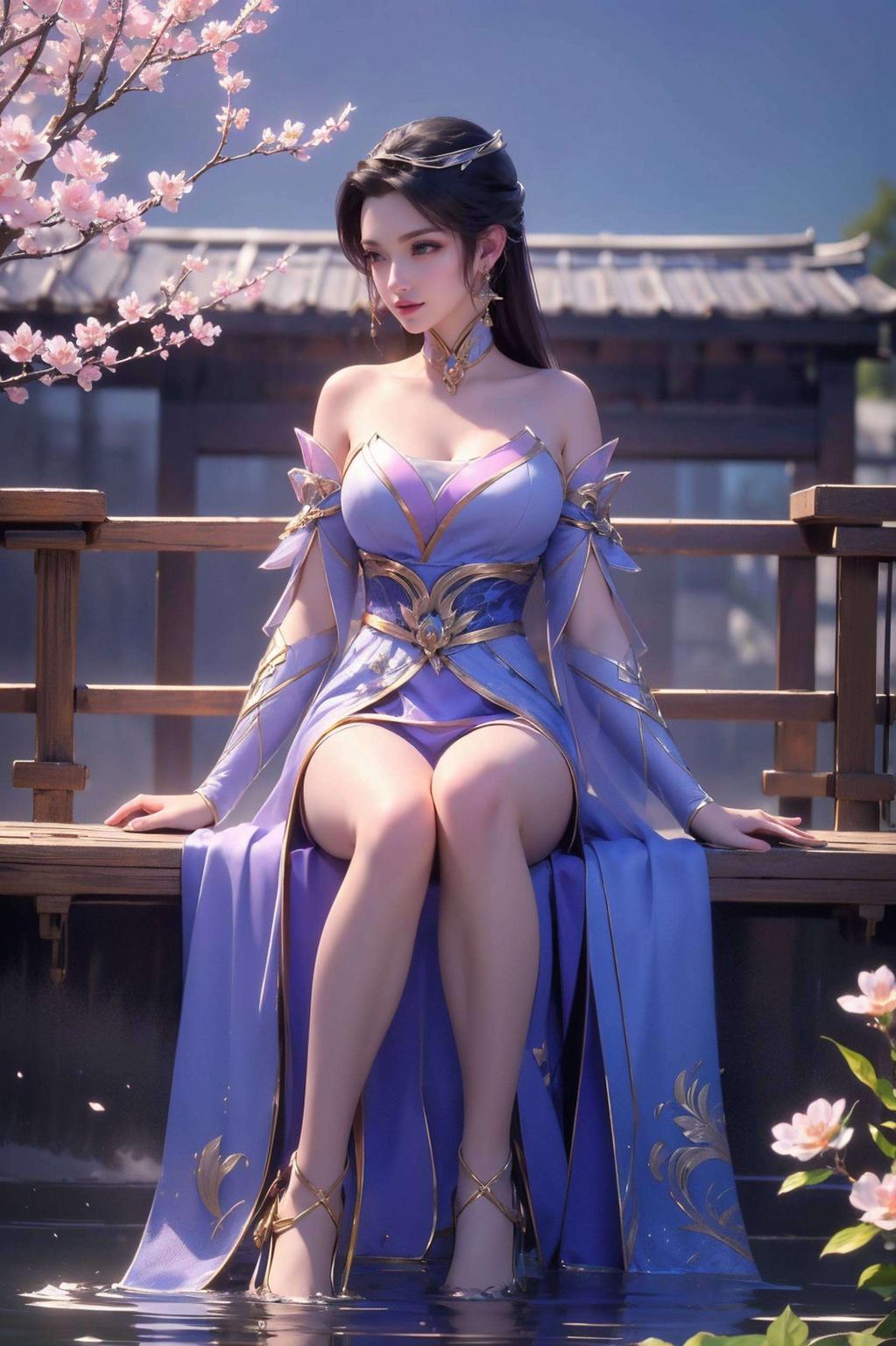 国漫女神楚灵玉高清壁纸美到让人心动！超还原