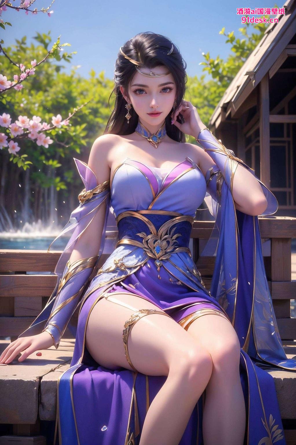 今天给大家带来一组超美的女生壁纸！🎉 楚灵玉高清动漫壁纸“大家好