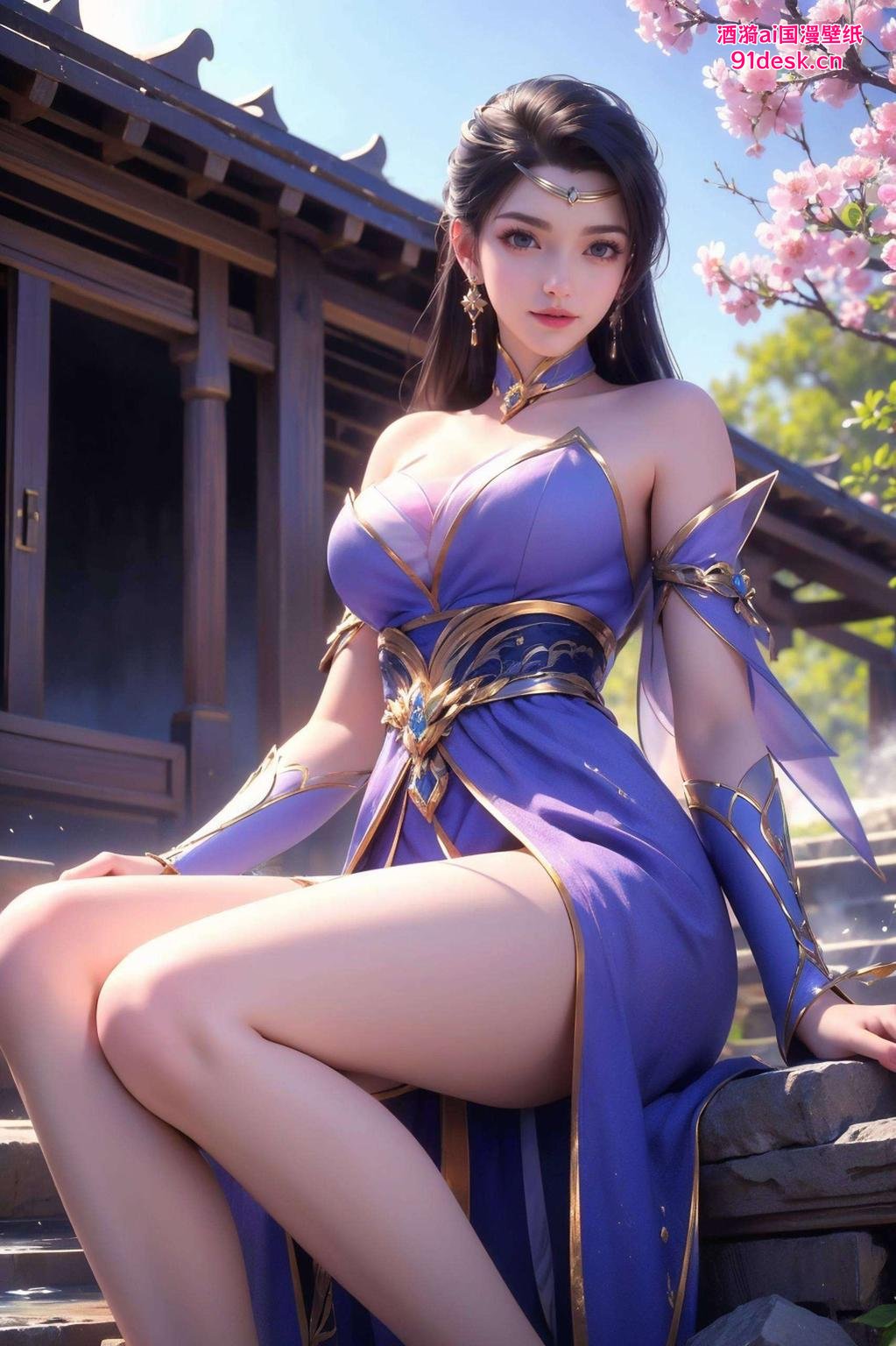 国漫女神楚灵玉4K锁屏壁纸美得让人心动