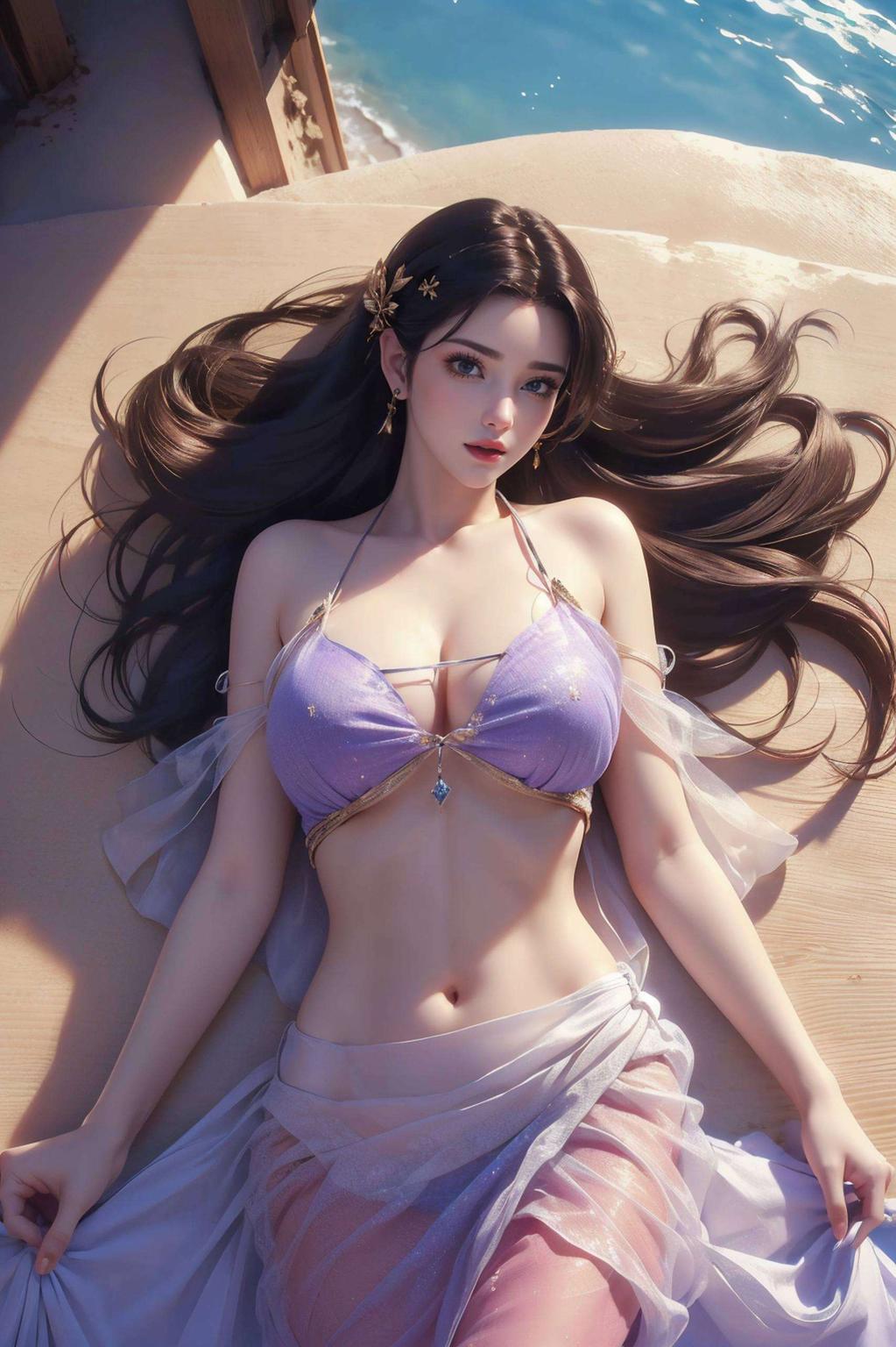 这款紫色极简壁纸让你的视觉空间更显宽广