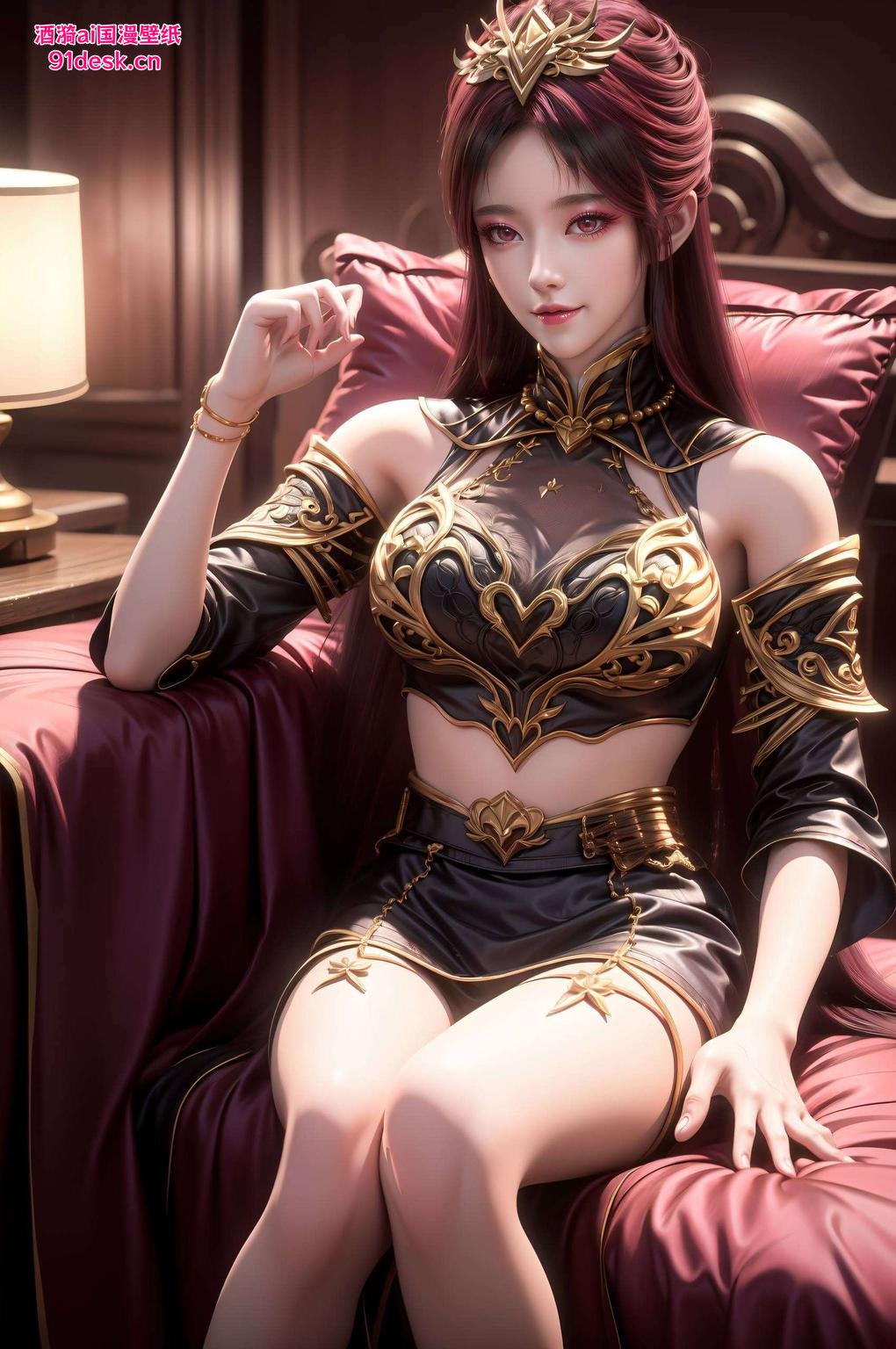 今天给大家带来一组超美的粉色系壁纸！毒血夫人4K超清静态壁纸