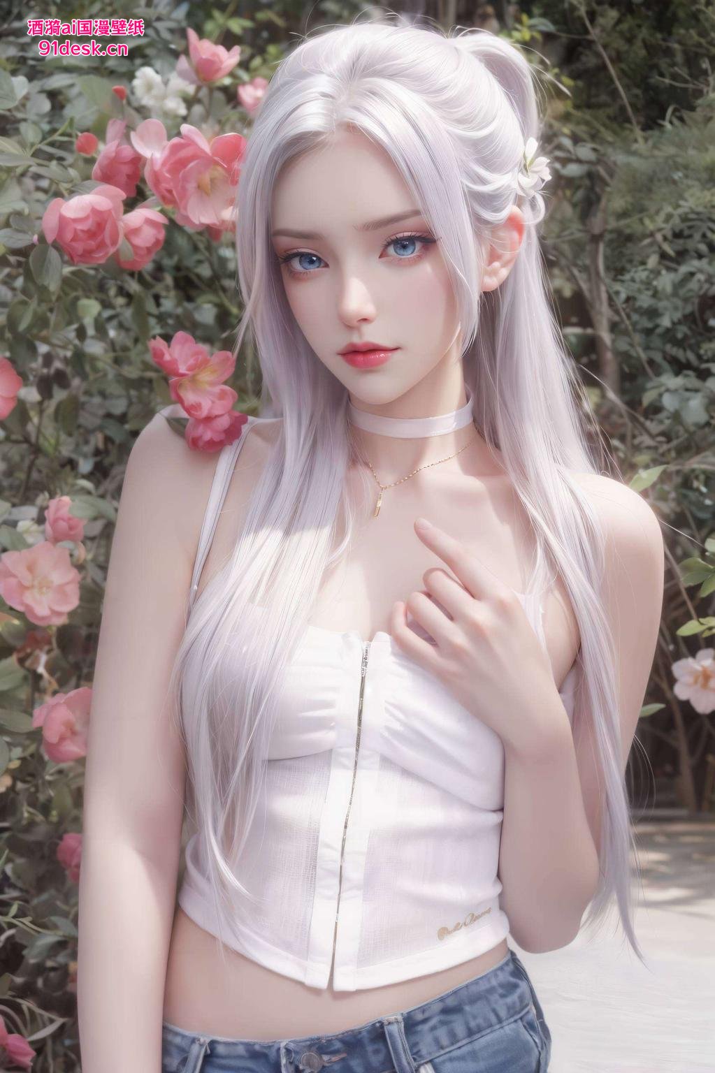 简洁风满满！这款韩月4k超清壁纸竖屏完美适配