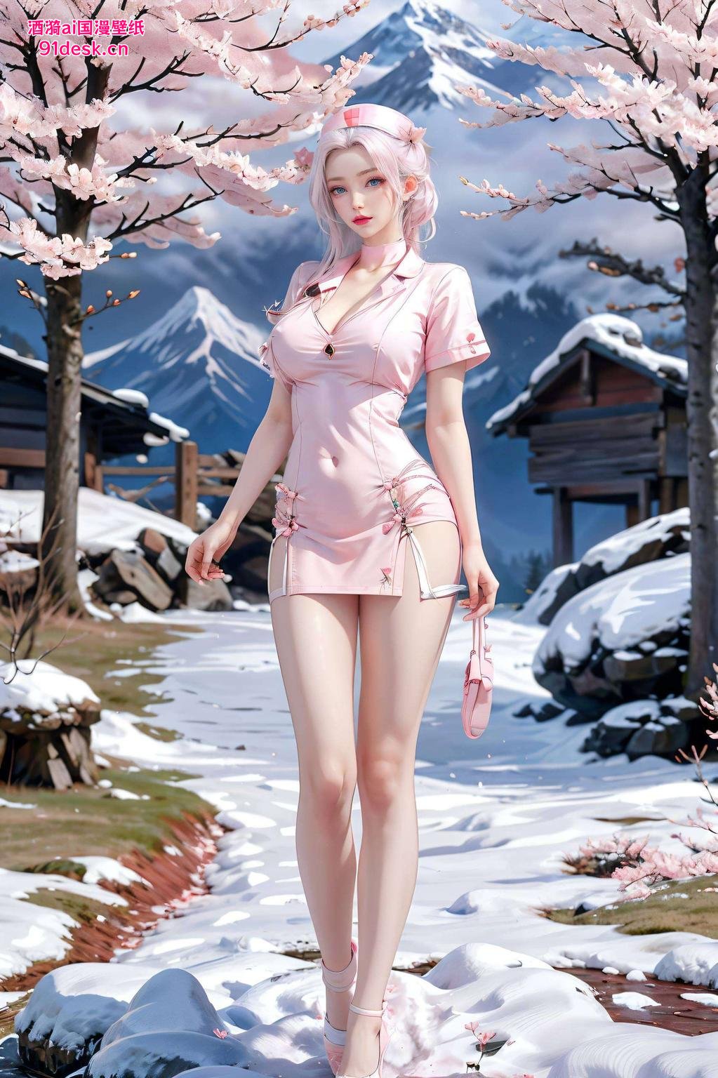 梦幻意境朋友们！今天给大家带来一组超美的4K分辨率桌面壁纸——韩月壁纸AI素材