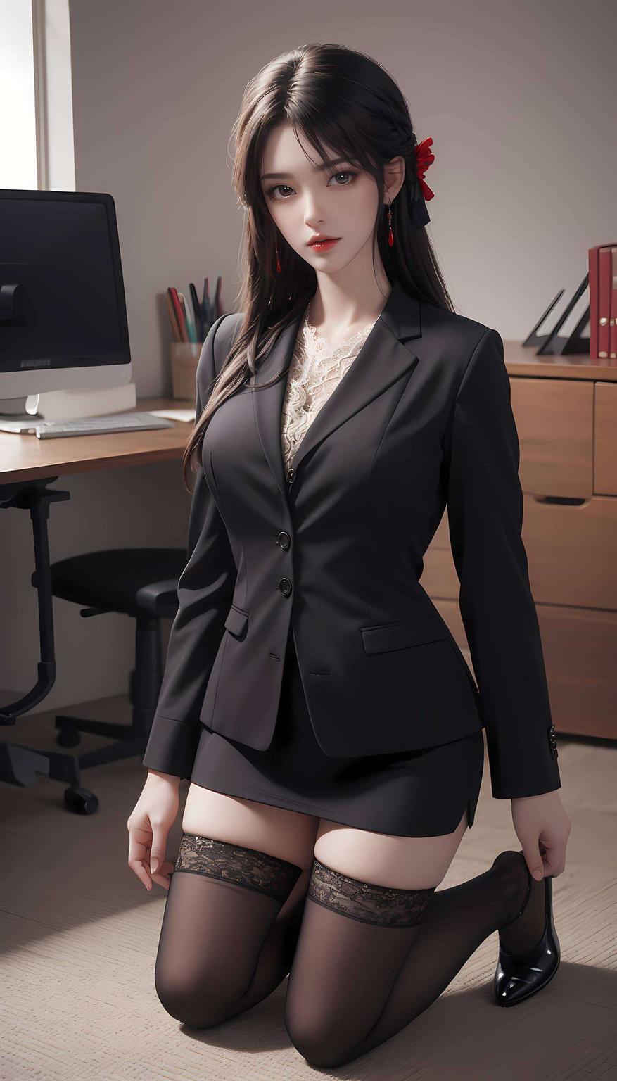 以火灵儿那清澈如水的眼神为主题绿色调背景中