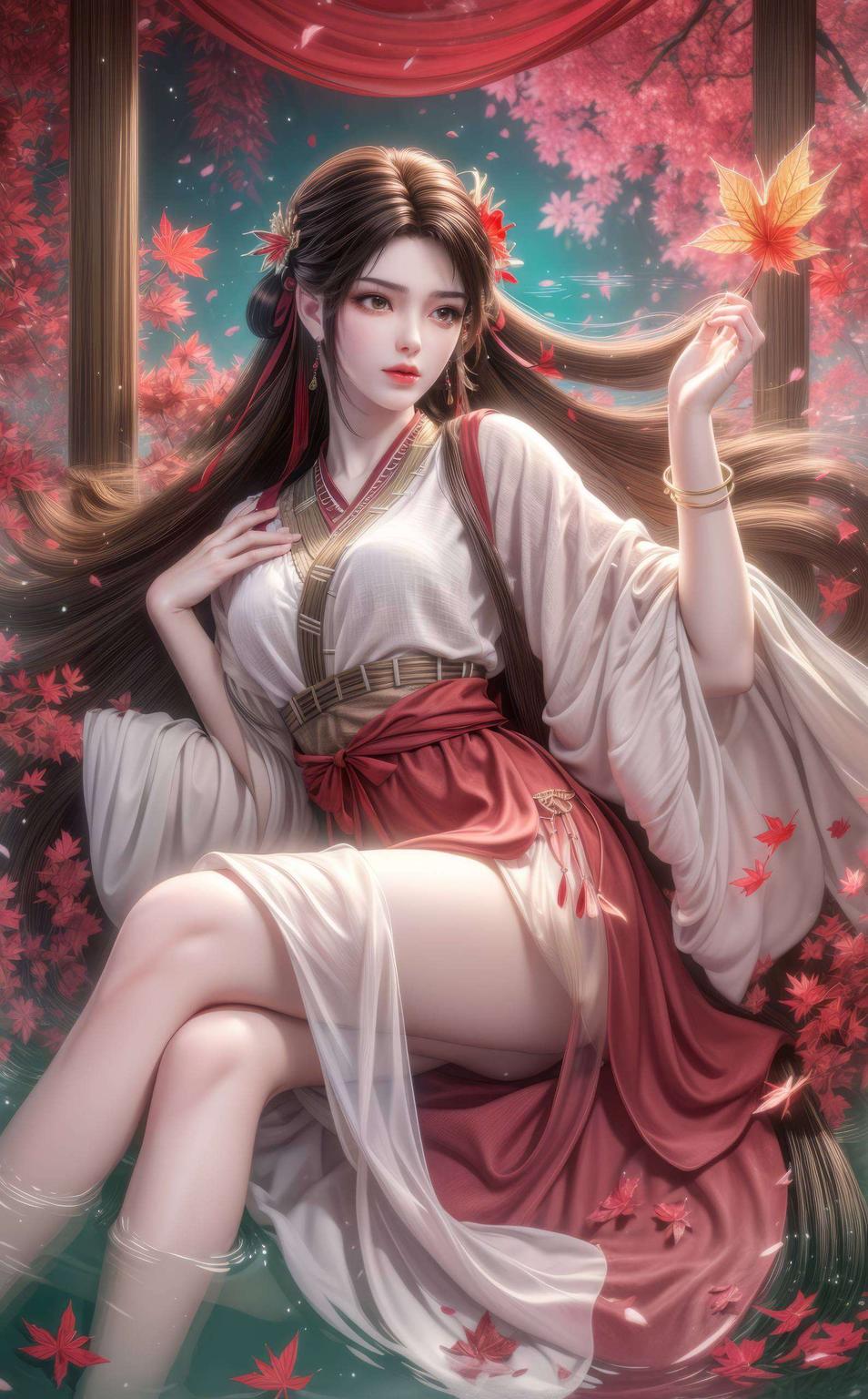 苹果用户必备！这幅自制火灵儿古风漫画壁纸