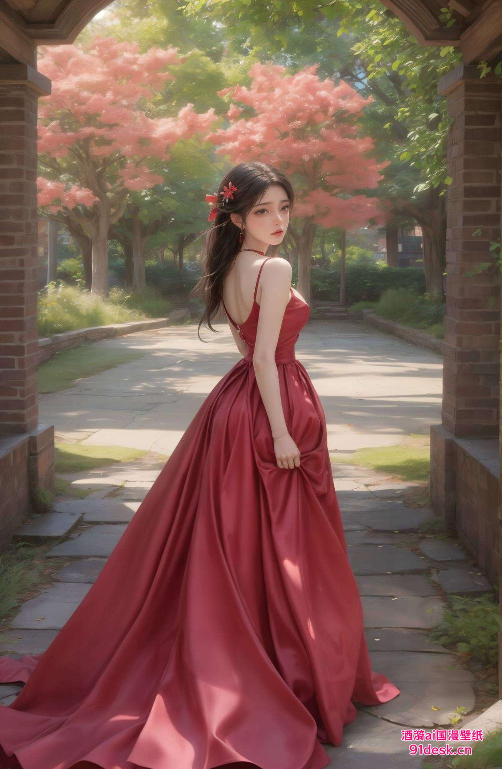 荒和火灵儿4K高清古风壁纸