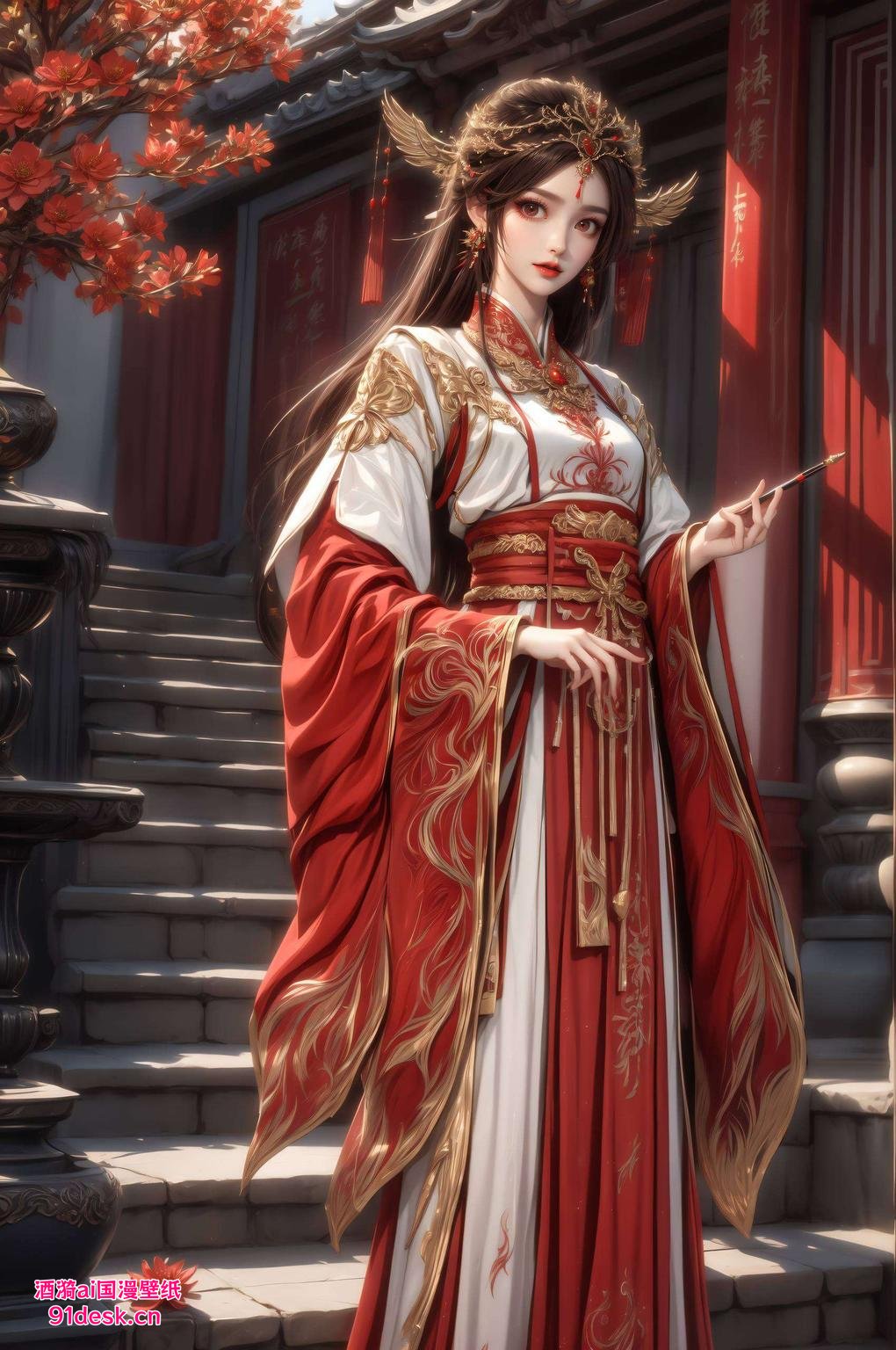 绝对让你的设备焕发新生！灵动的火焰映衬着火灵儿的倩影美得让人心动