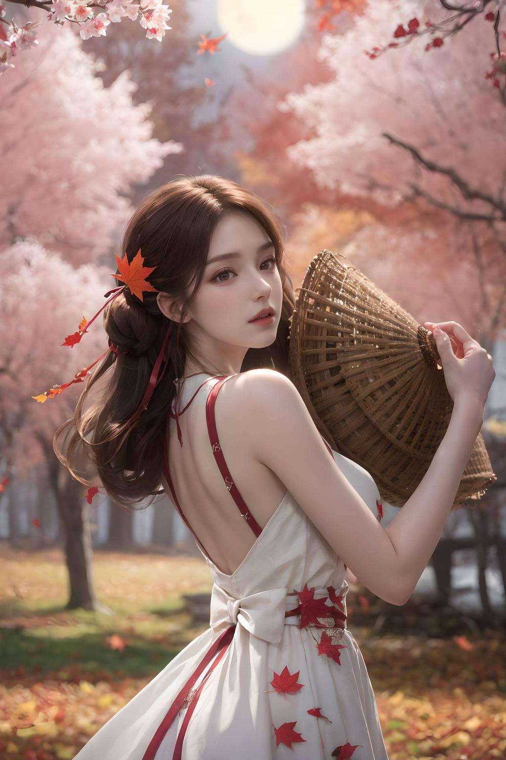 白纱飘扬美得让人心醉神迷！#火灵儿婚纱壁纸#