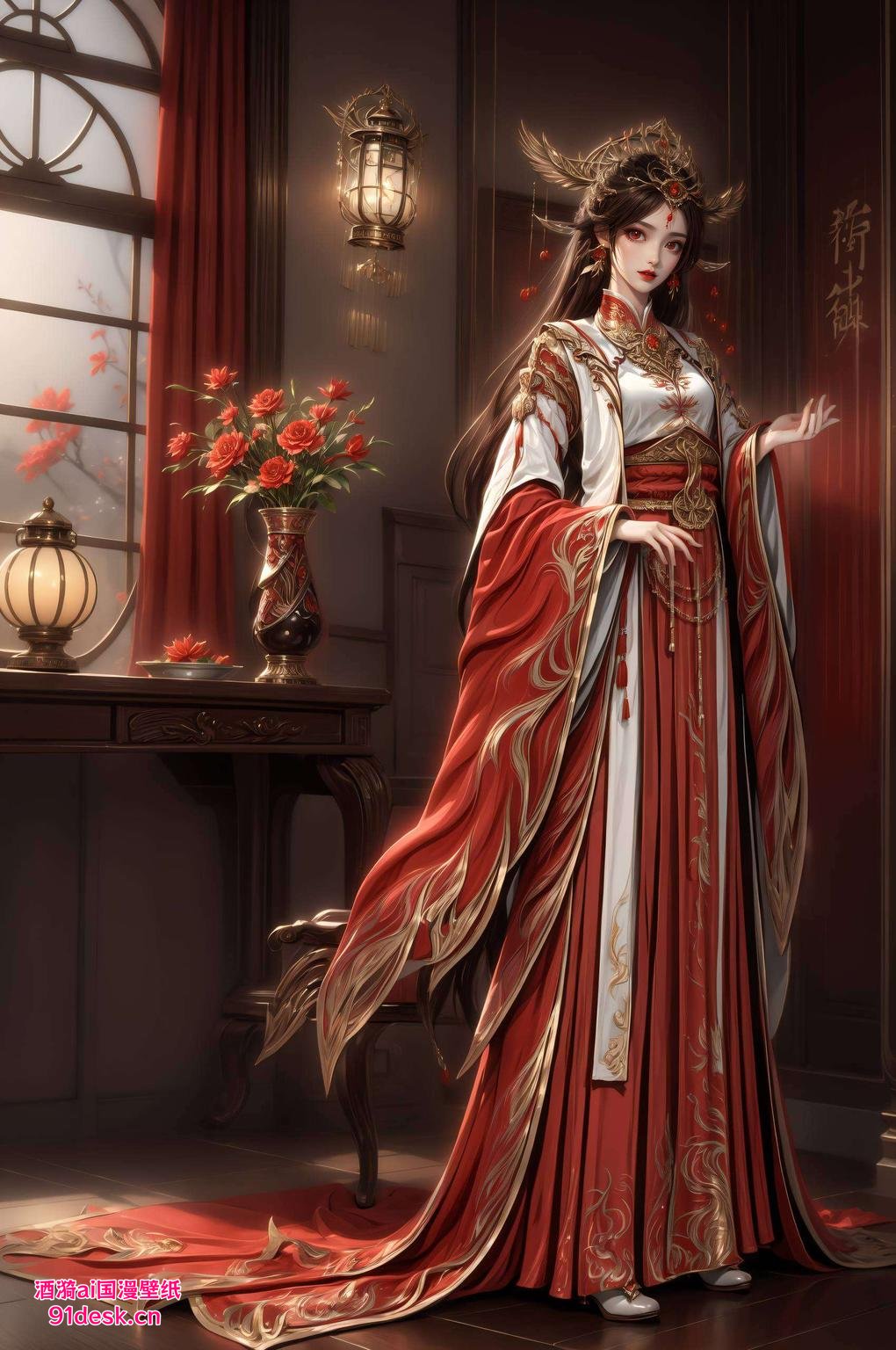 细腻画风描绘成年火灵儿点亮手机屏幕！