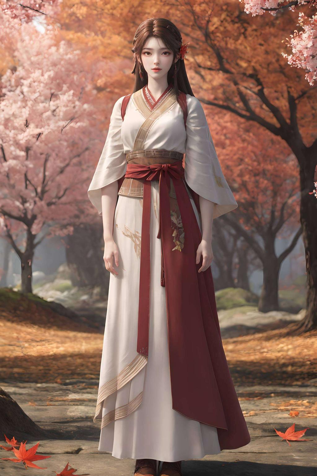 完美世界火灵儿全身壁纸细节满分