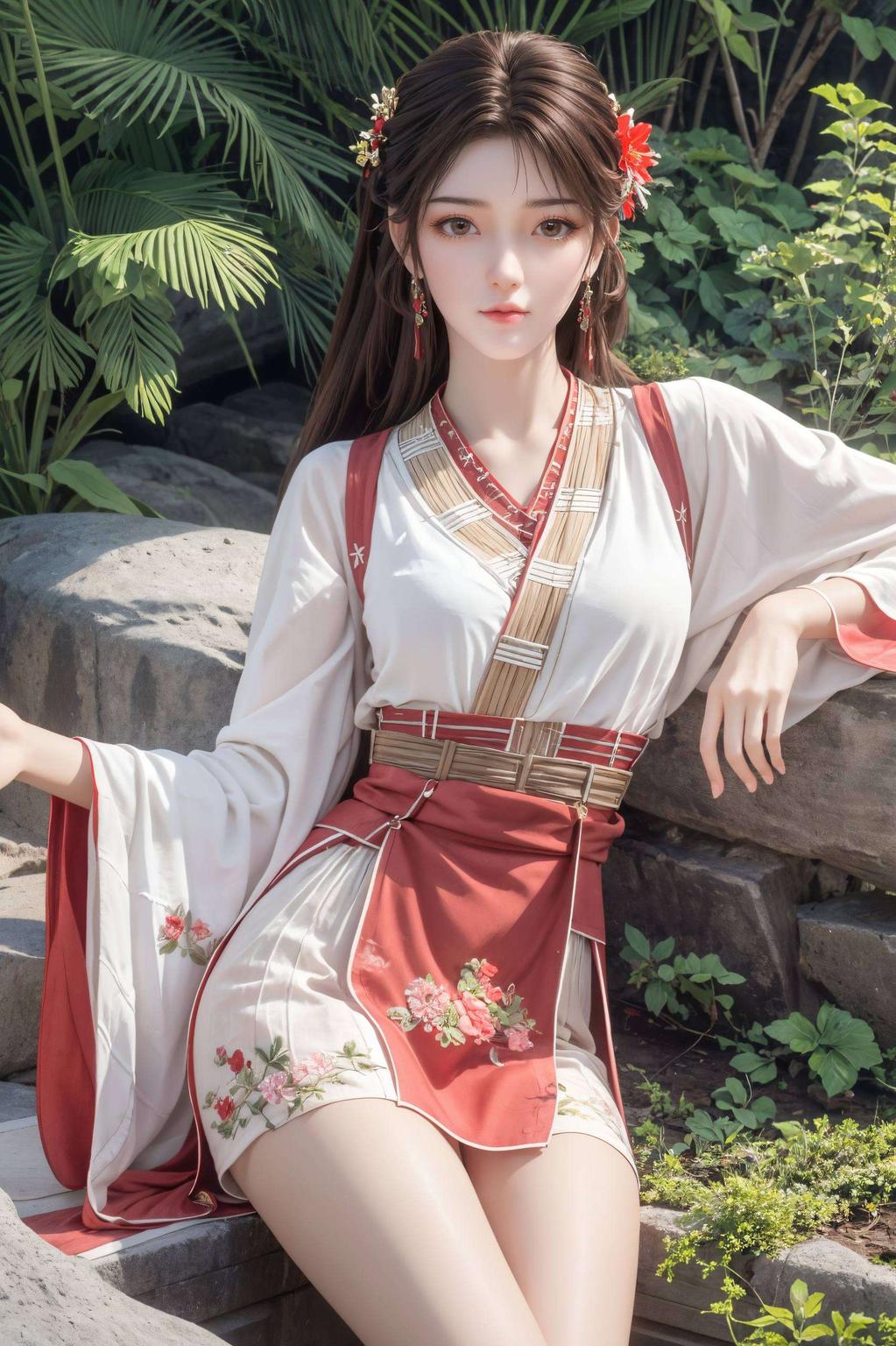 紫霞漫天映平板火灵儿与石昊共舞
