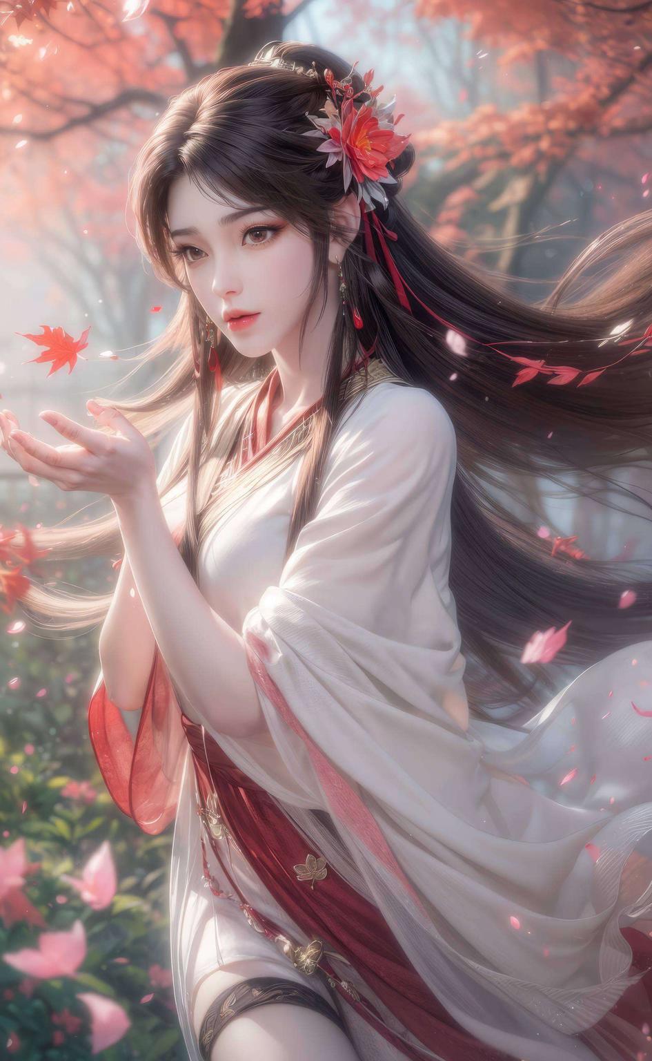 灵动飘逸苹果古风壁纸