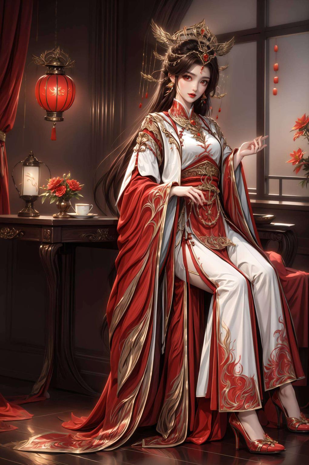 火灵儿横屏动态壁纸2K高清免费下载！灵动的火焰舞动间