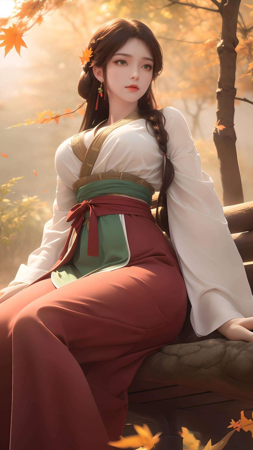 石昊与火灵儿穿越古香古色的壁纸世界古典韵味