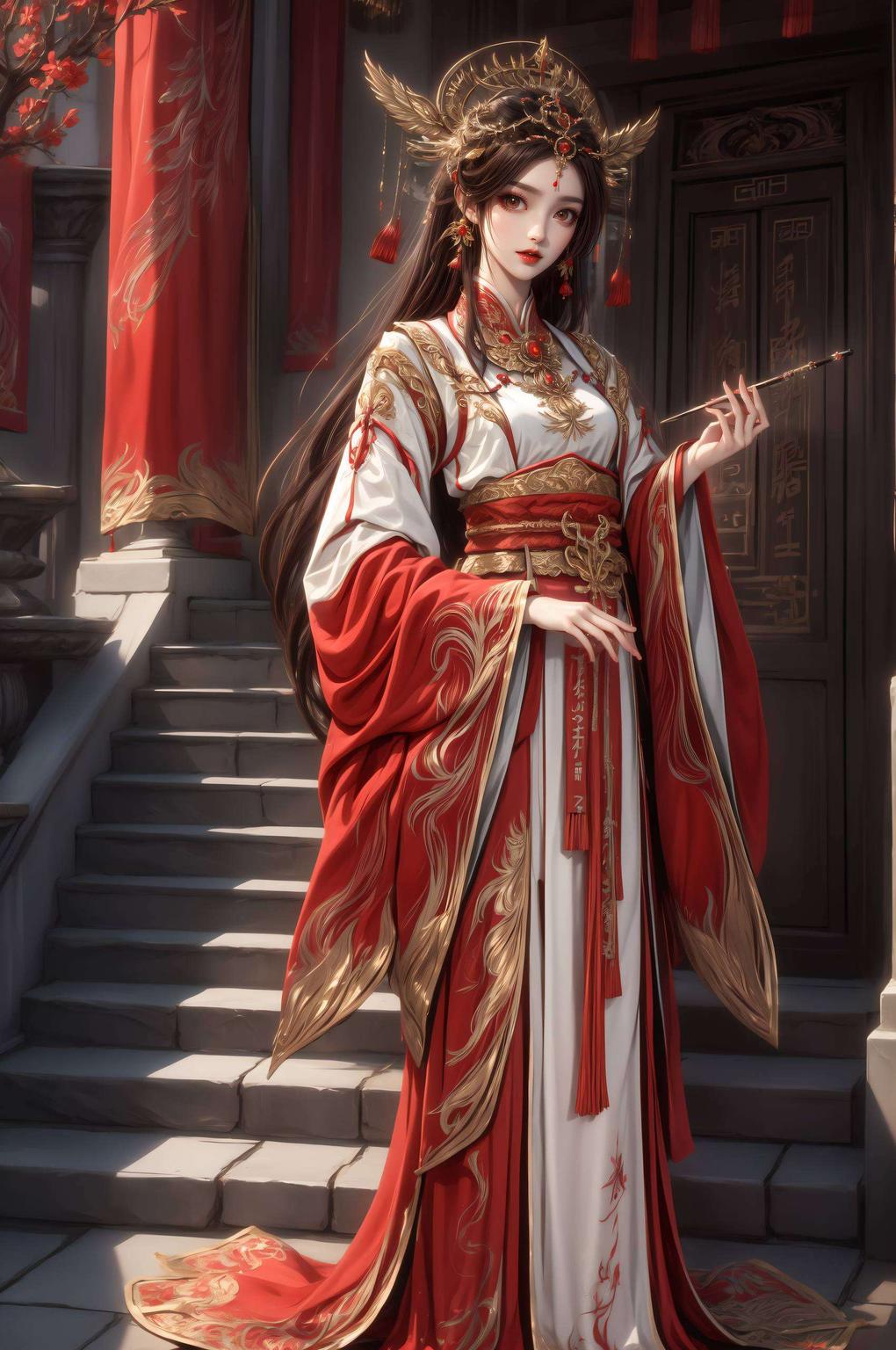 石昊与火灵儿同框细节满分
