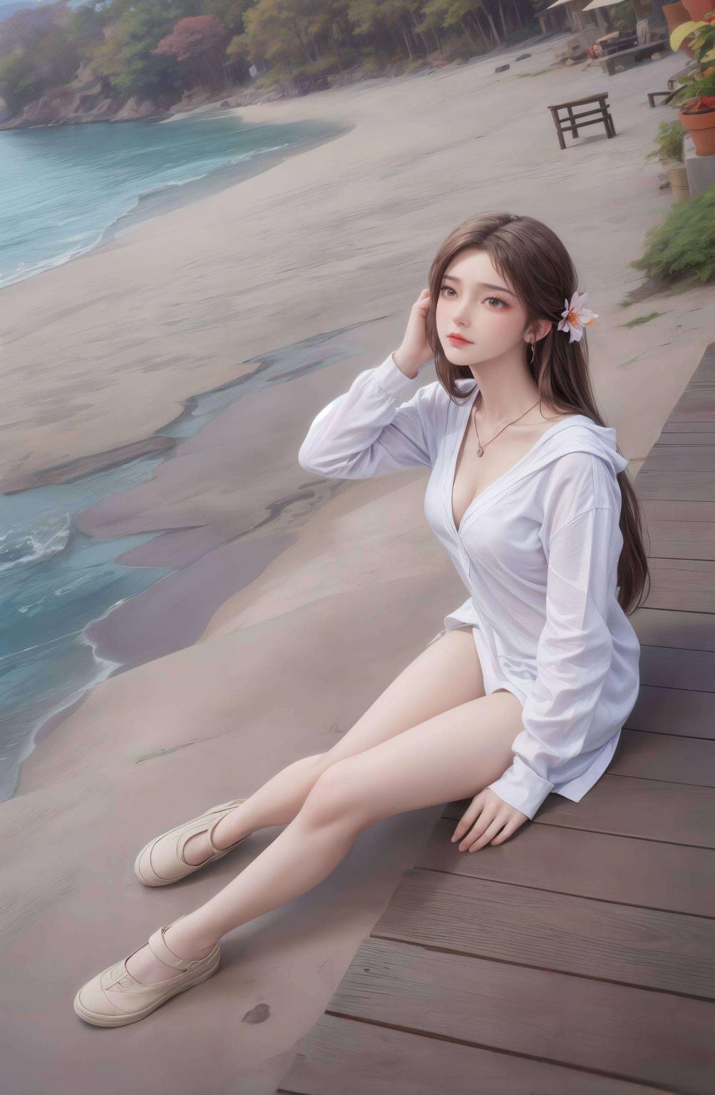炫彩斑斓采桑女火灵儿壁纸