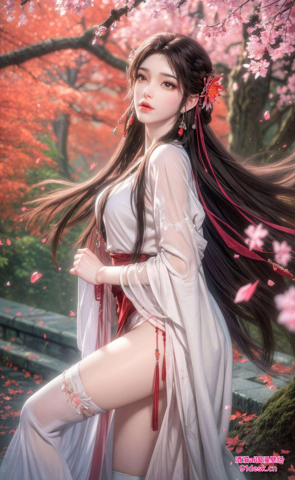 暗黑火灵儿炽焰环绕