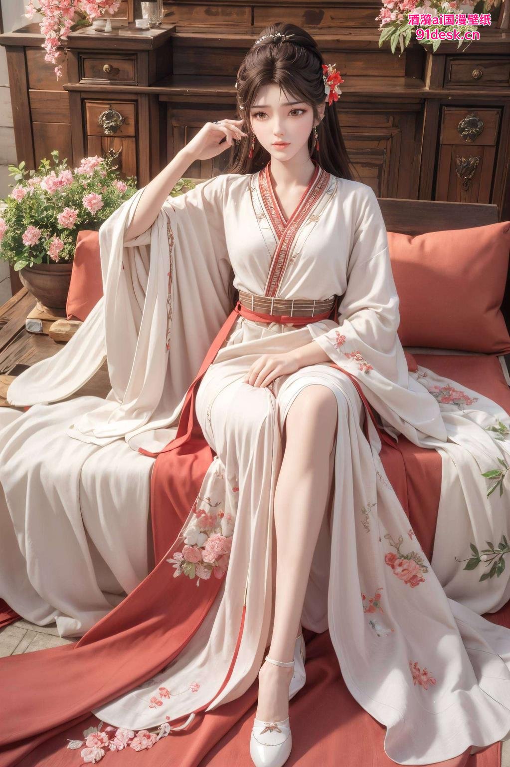 这款震撼护眼壁纸火灵儿翩翩起舞