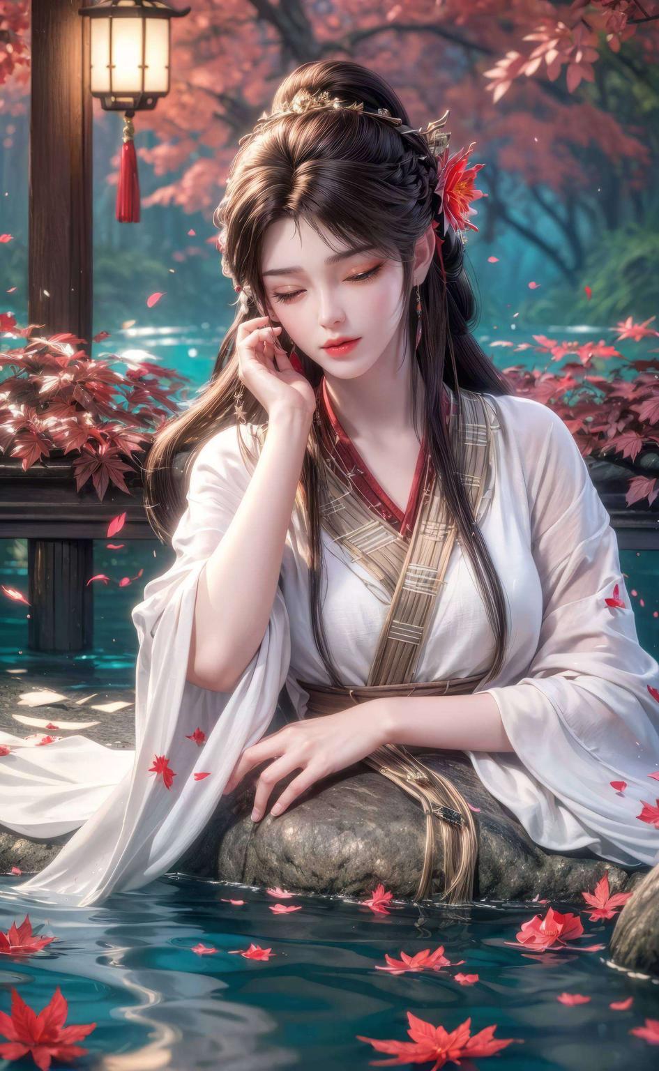火灵儿眼神犀利各位动漫迷们！今天给大家带来一款超酷的动态锁屏壁纸——黑化火灵儿！高清画质