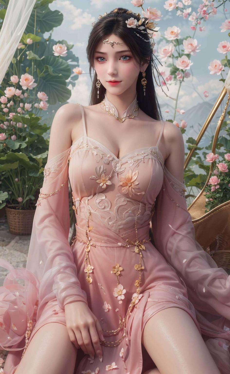 金瓶儿黑化暗夜魅影！高清壁纸