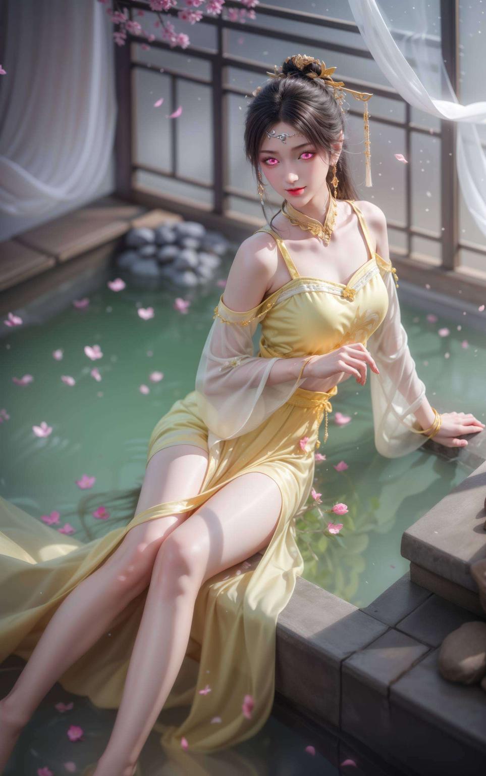 细节之处尽显还原金瓶儿登场