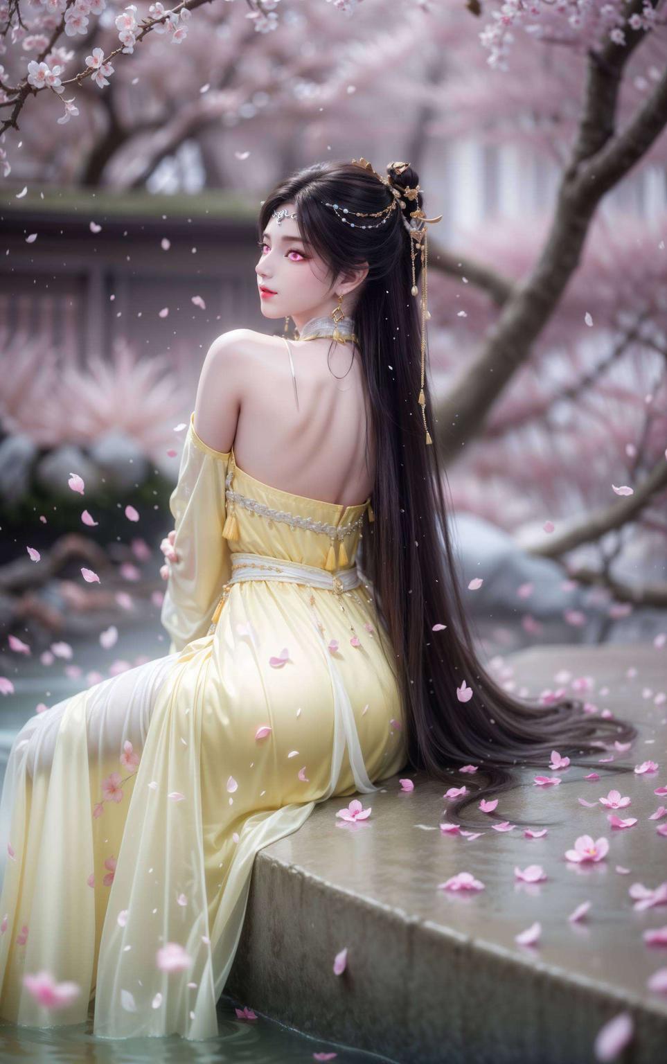 金瓶儿高冷图壁纸桌面瞬间变身艺术画廊