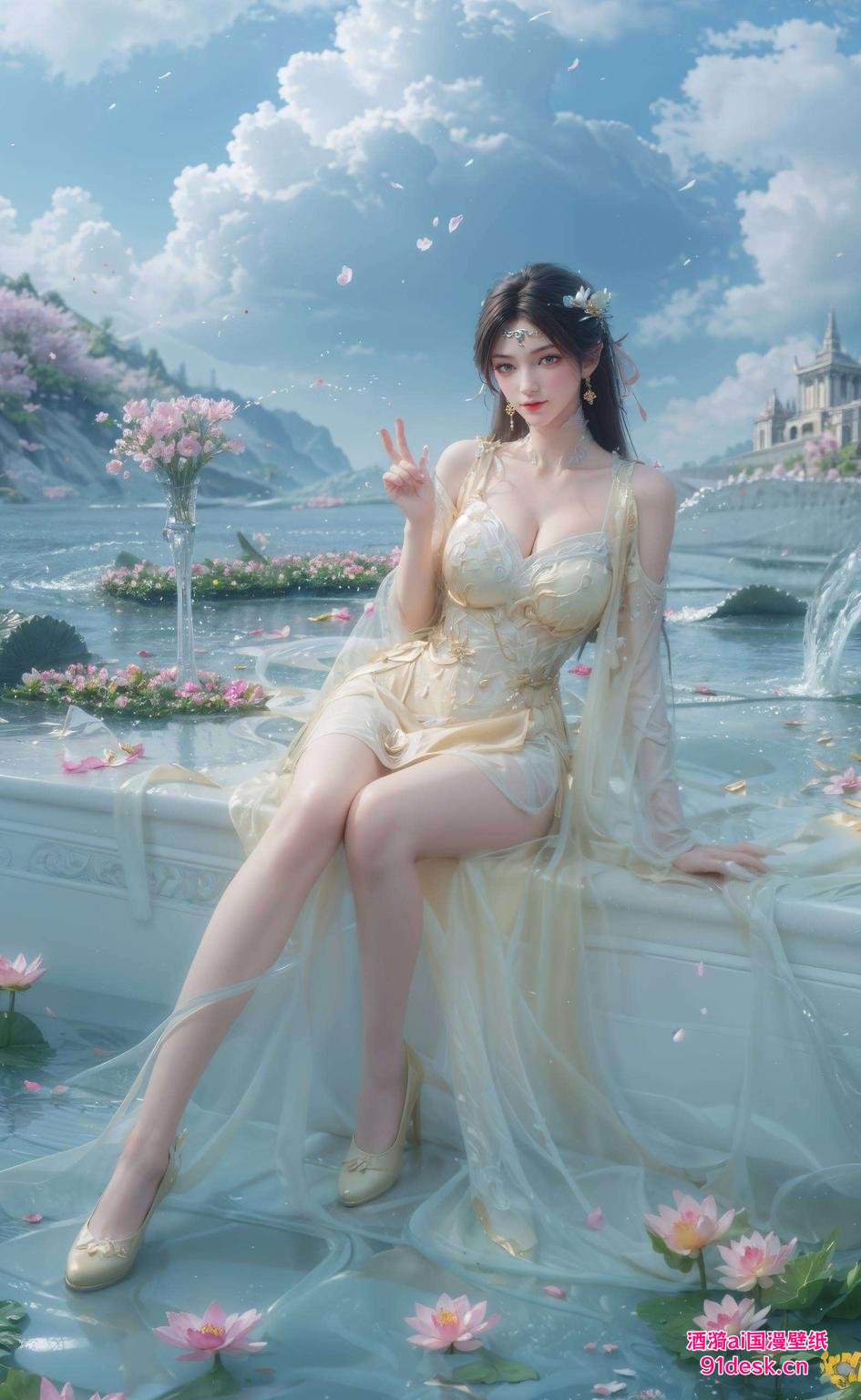 沉浸二次元唯美世界色彩温柔如梦