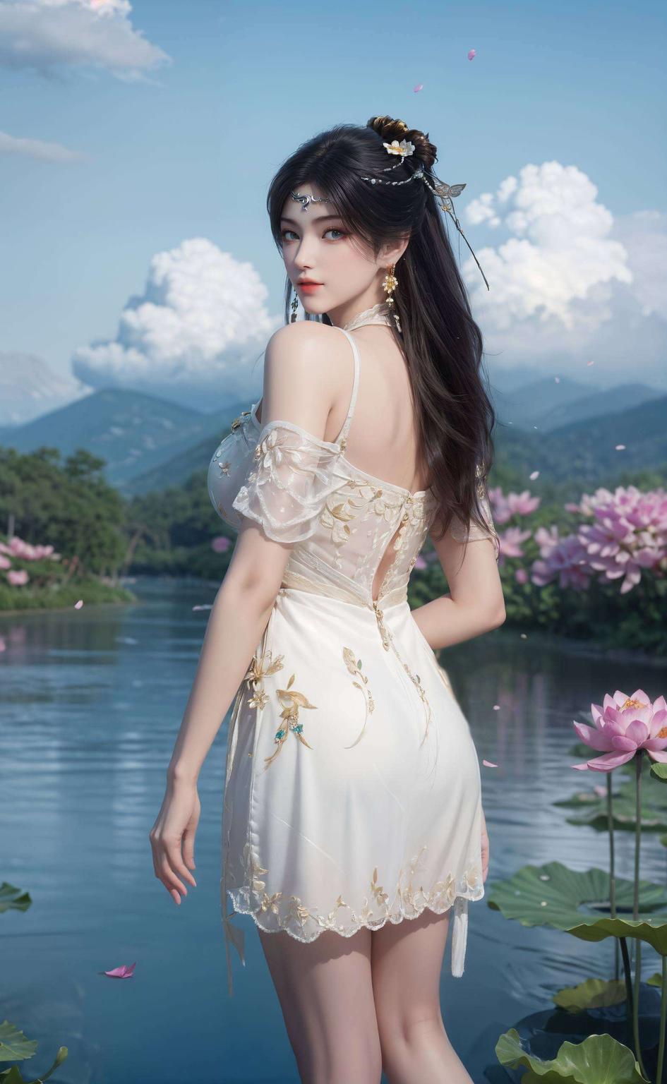 感受别样风情金瓶儿平板壁纸