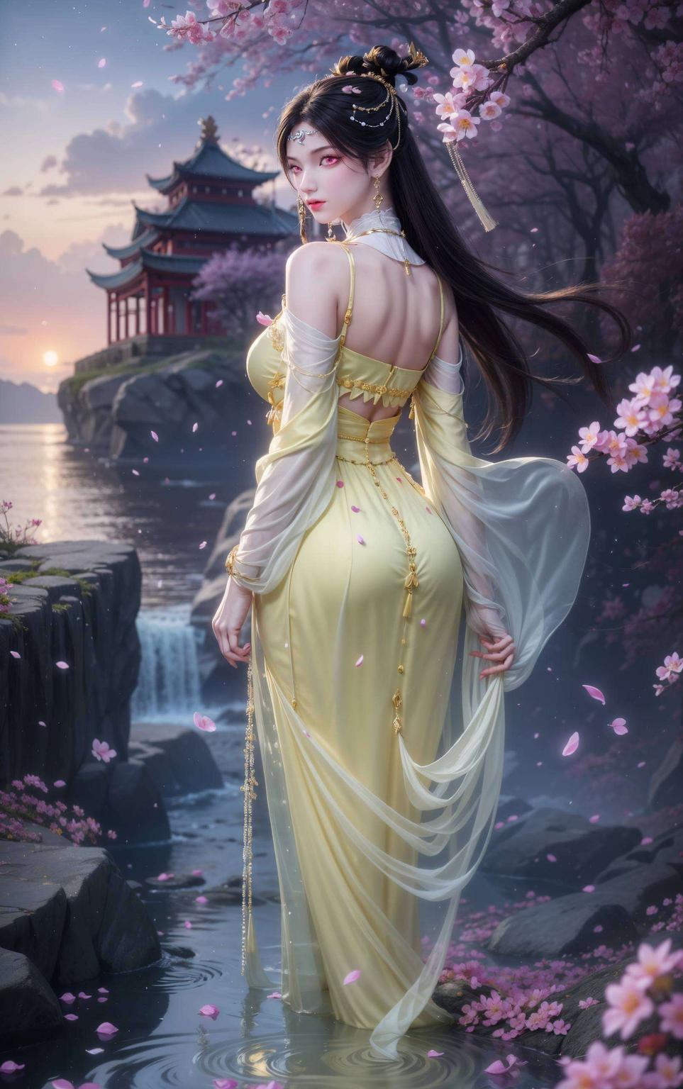 带你领略古典韵味与现代美感的完美融合金瓶儿惊艳全身美图