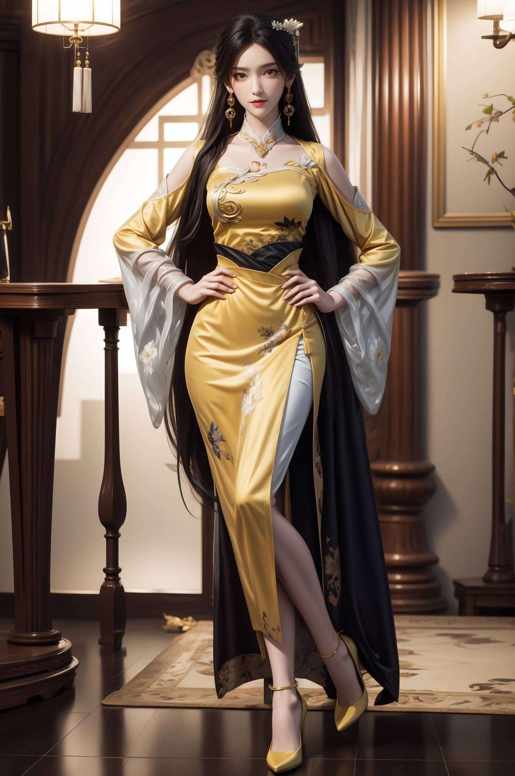 美得让人心动！细腻画风金瓶儿高清壁纸