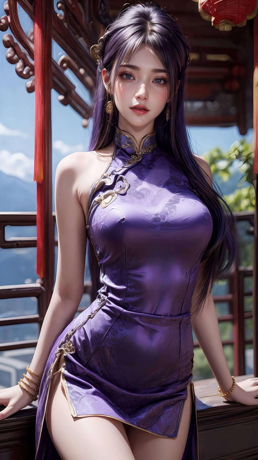 尽显古典之美姬紫月壁纸尽显幽雅风华