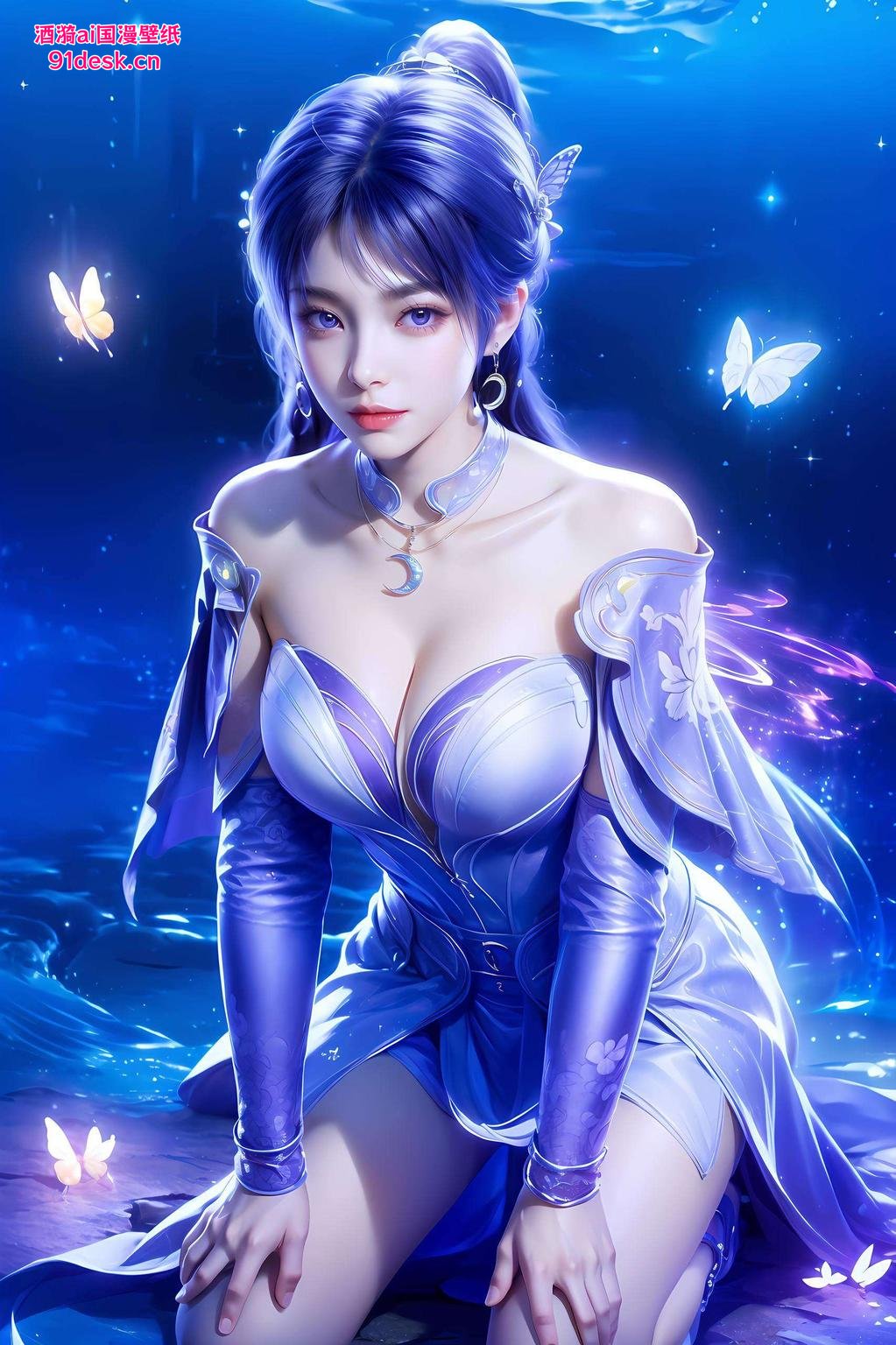 姬紫月全光壁纸高清苹果潮图