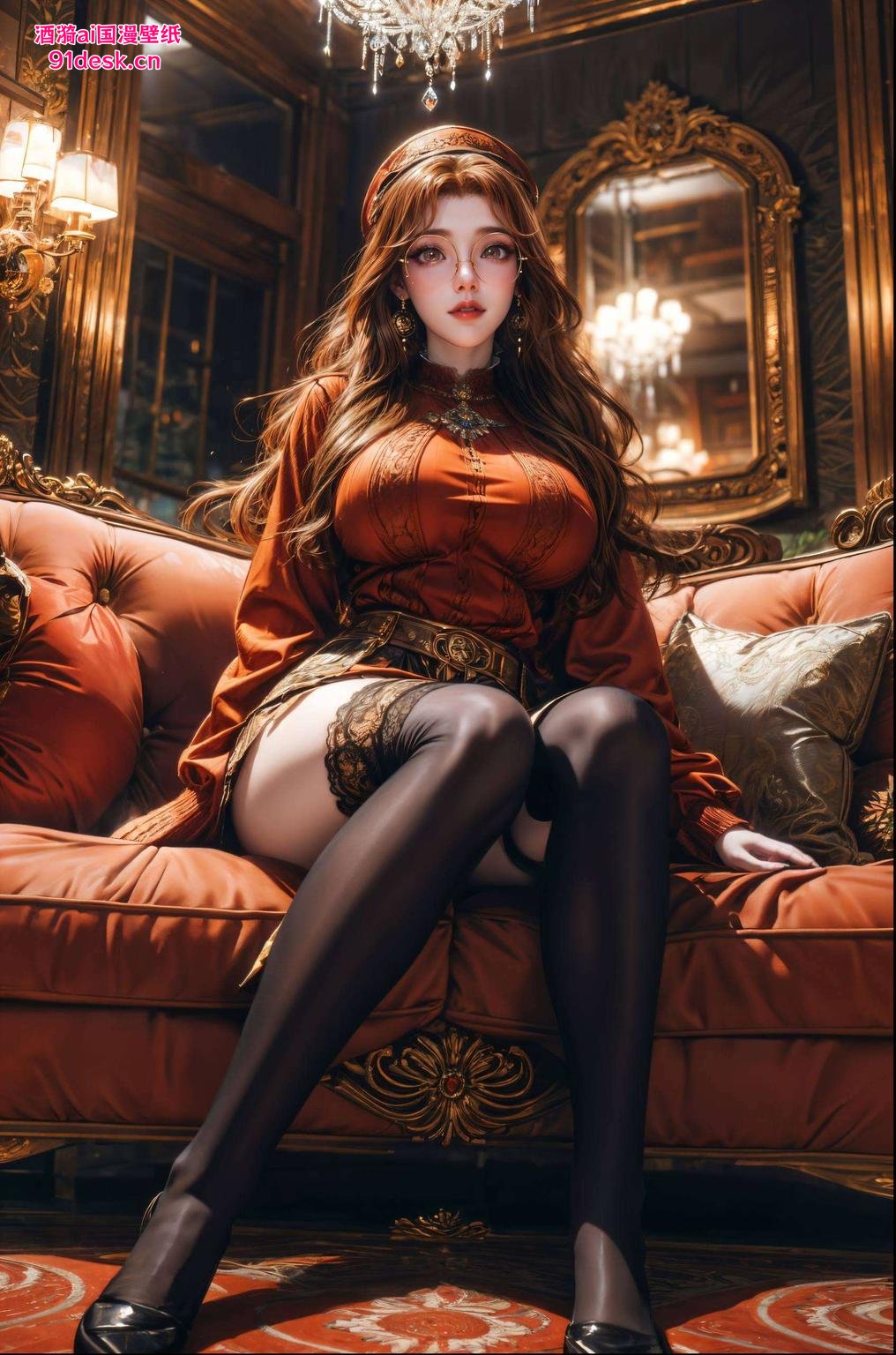 电脑桌面瞬间变身感受魅力四溢的御姐风采