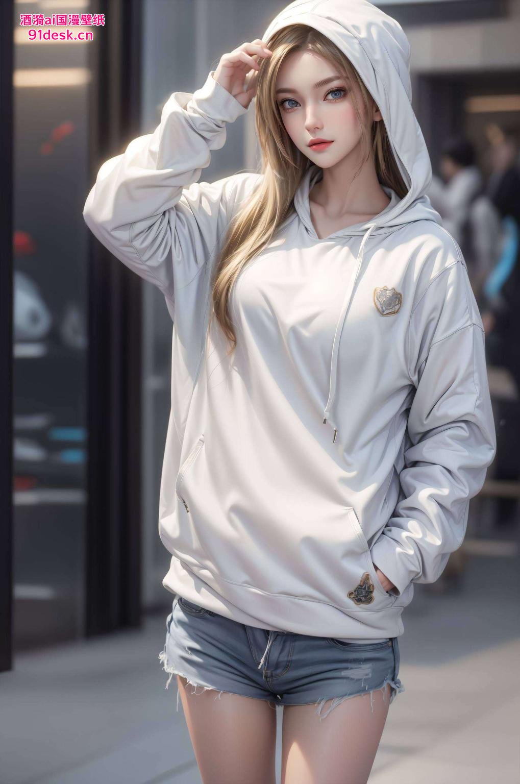 这款雄兵连凯莎的高清壁纸既显质感又带点暖意