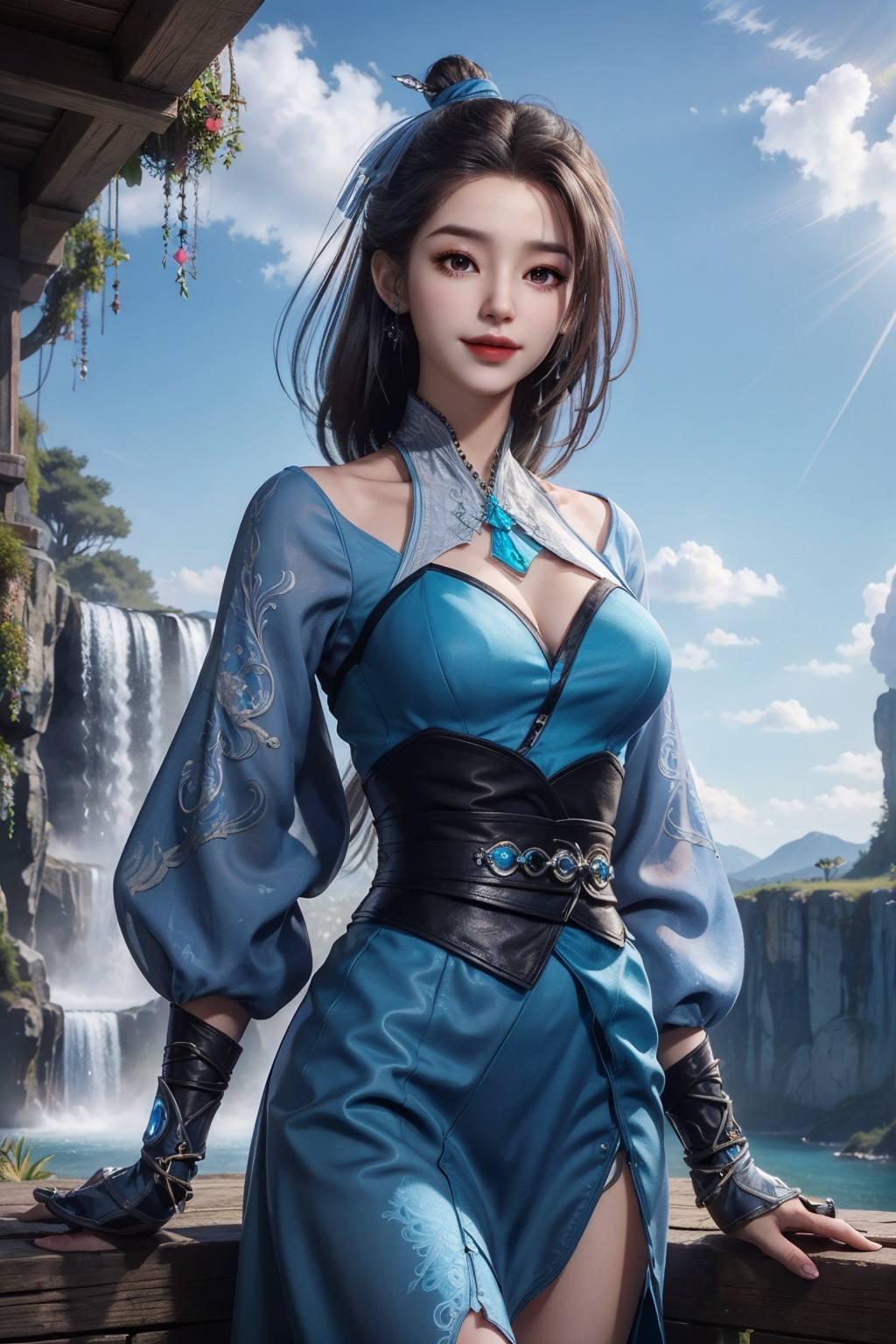 眼神中藏着淡淡的忧伤美得让人心醉神迷
