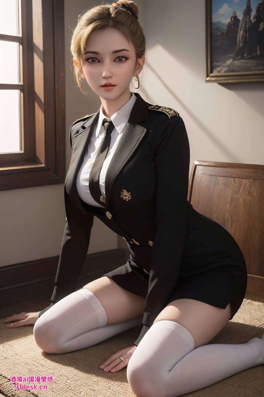 二次元炫彩风来袭！看这雄兵连怜风换头壁纸瞬间提升你的个性魅力！