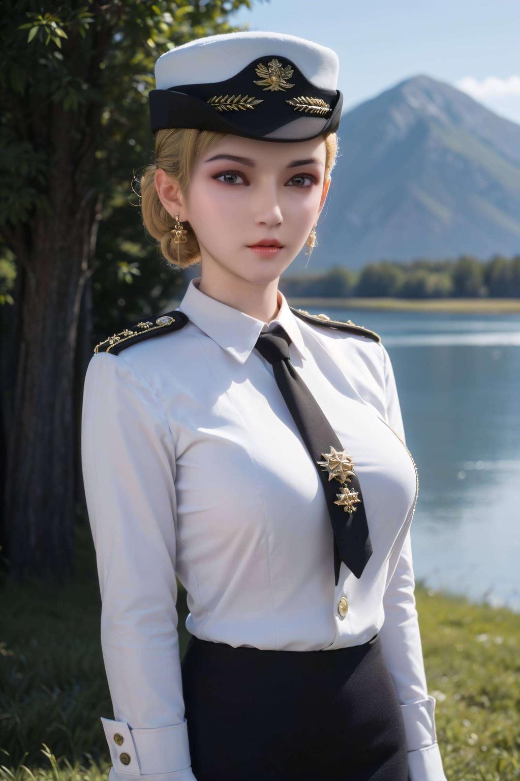 融合了雄兵连怜风的唯美元素壁纸中的怜风英姿飒爽