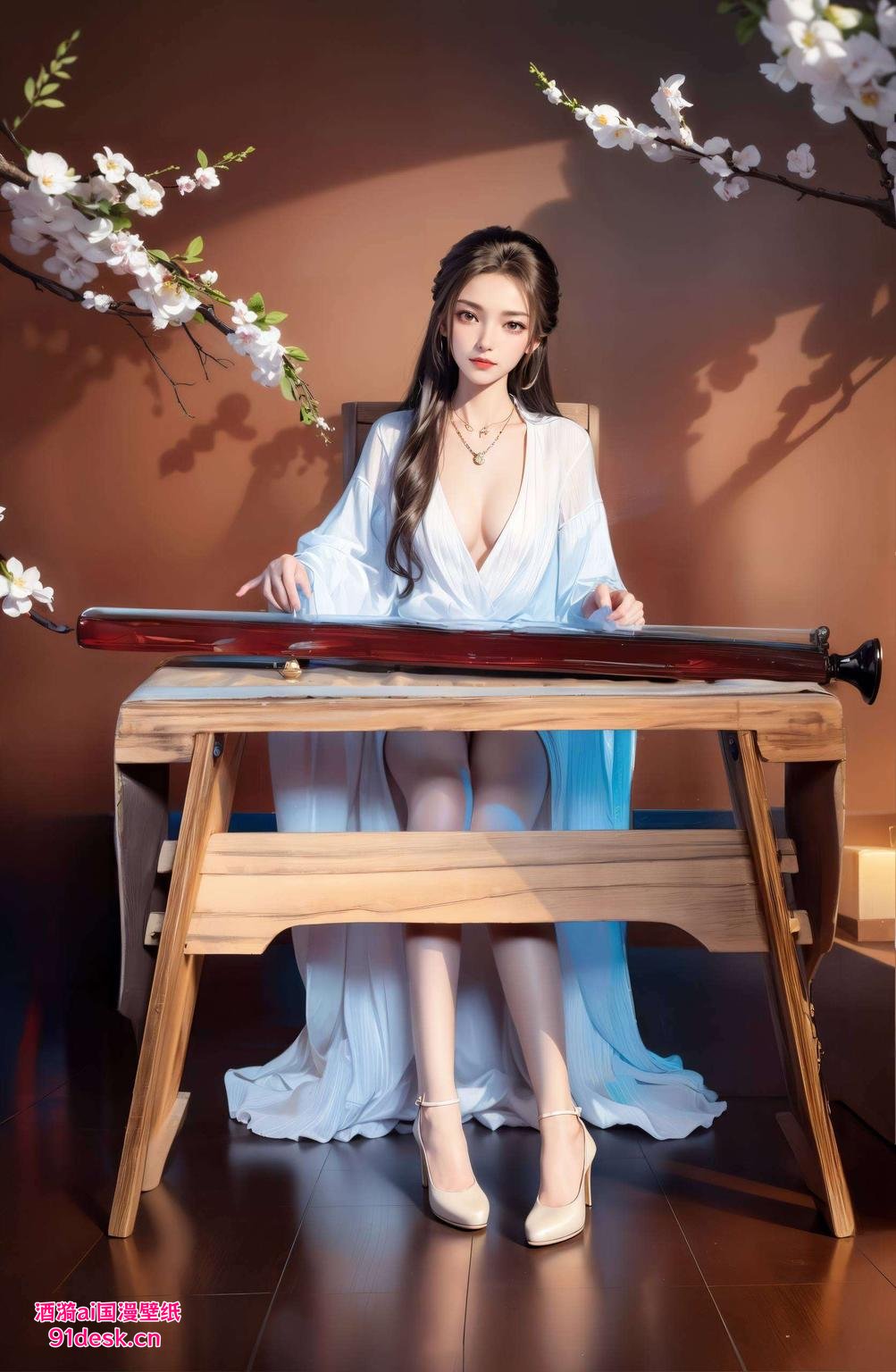 李寒衣的绝美壁纸为苹果桌面增添一抹静谧的风景