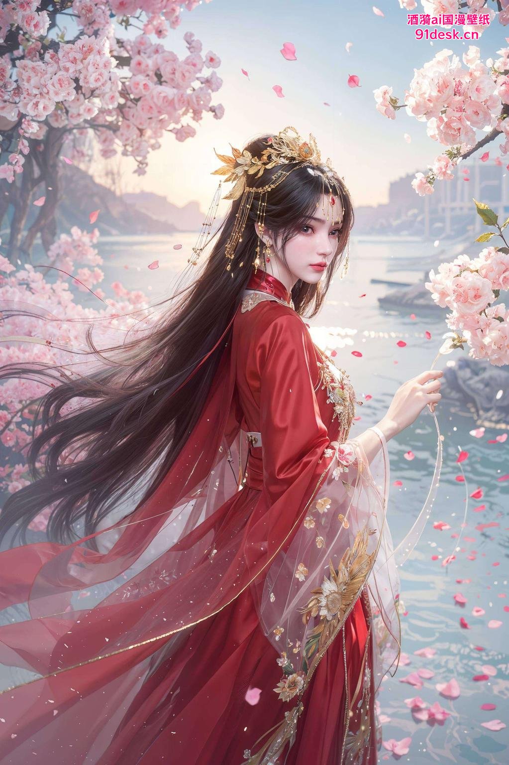 李慕婉动漫风满满仿佛置身梦幻世界