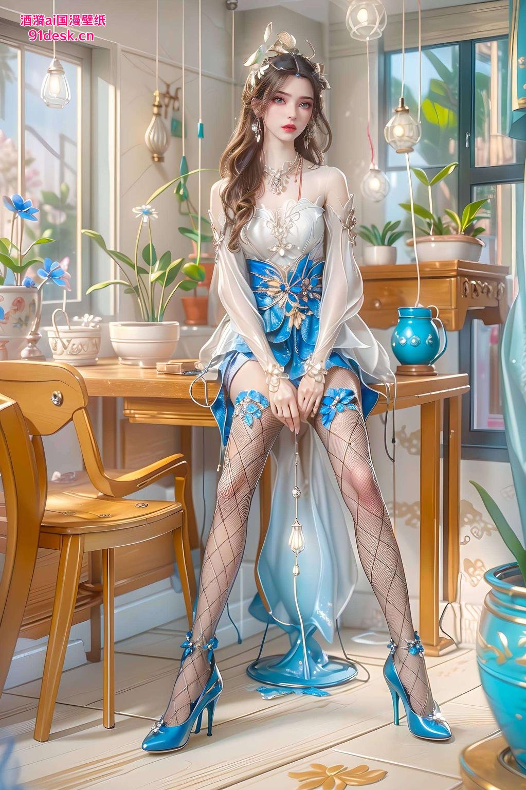 绿意盎然色彩柔和