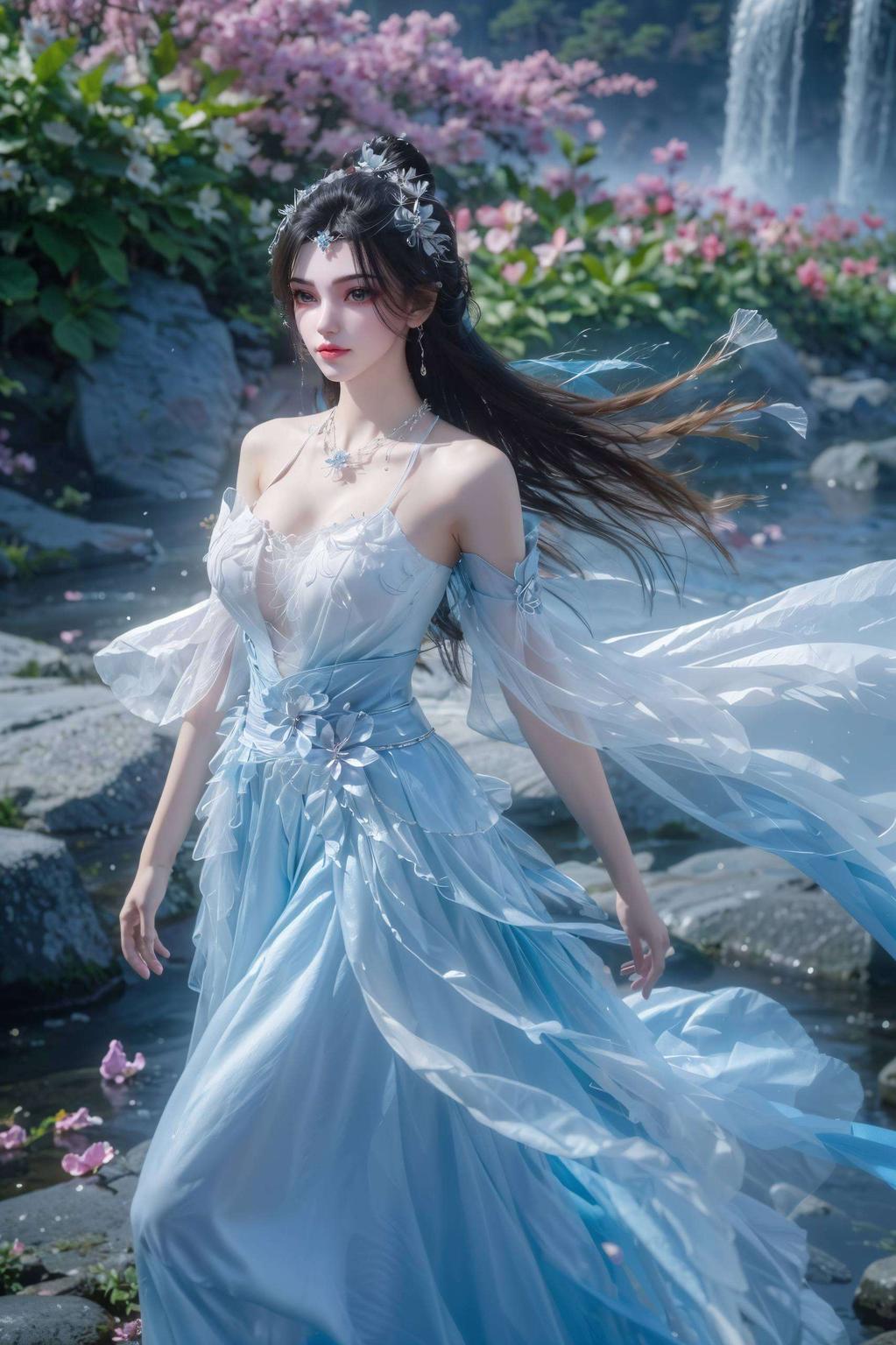 这款高品质二次元粉色iPhone壁纸李慕婉笑容甜美