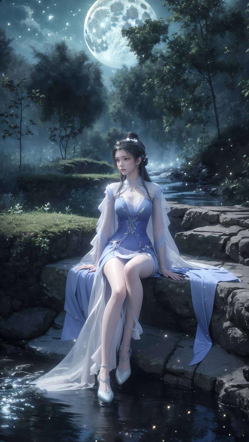 高清1920x1080壁纸炸裂你的视觉！AI素材李慕婉全新力作