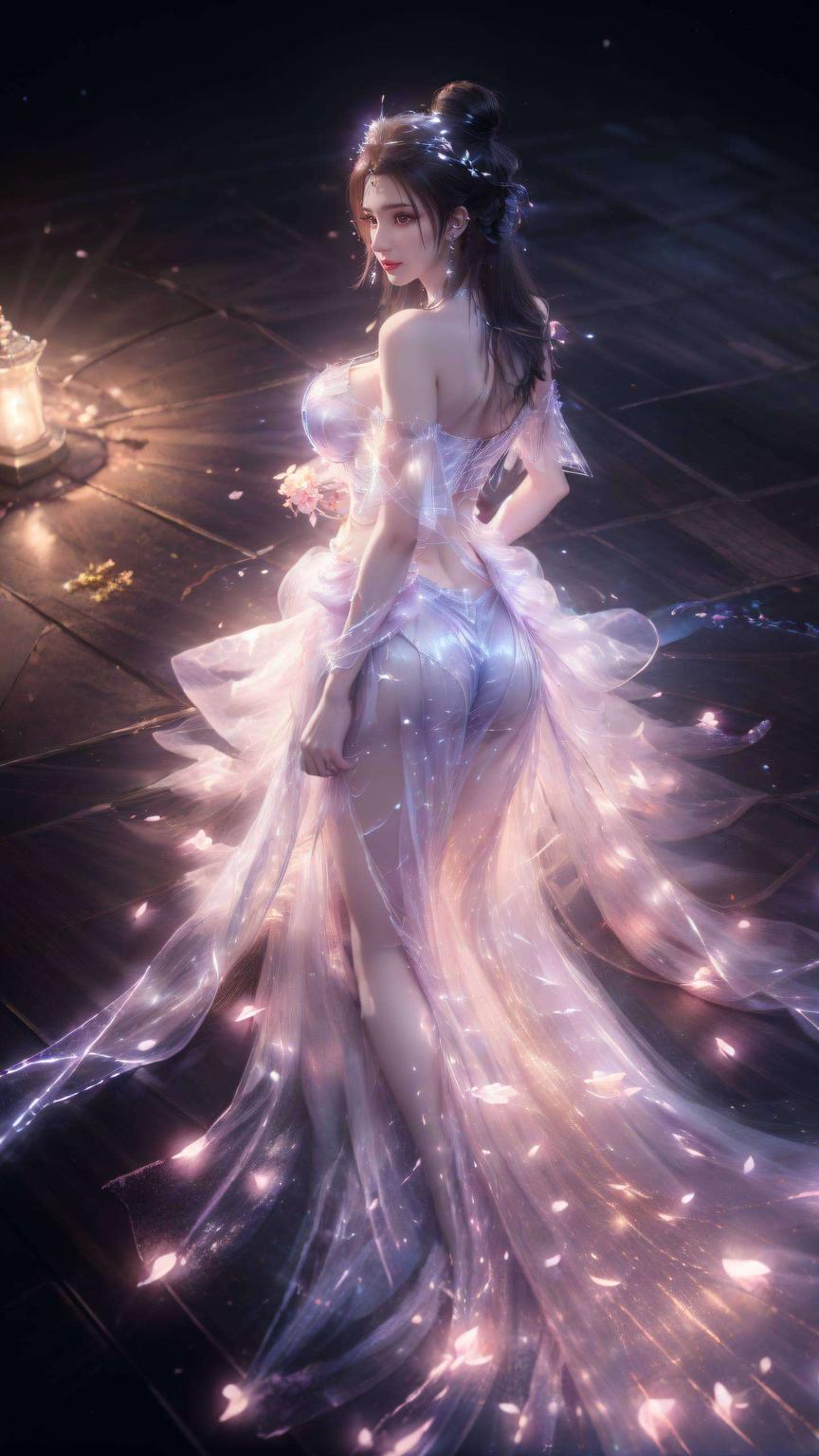 以李慕婉的甜美形象为主题清新自然