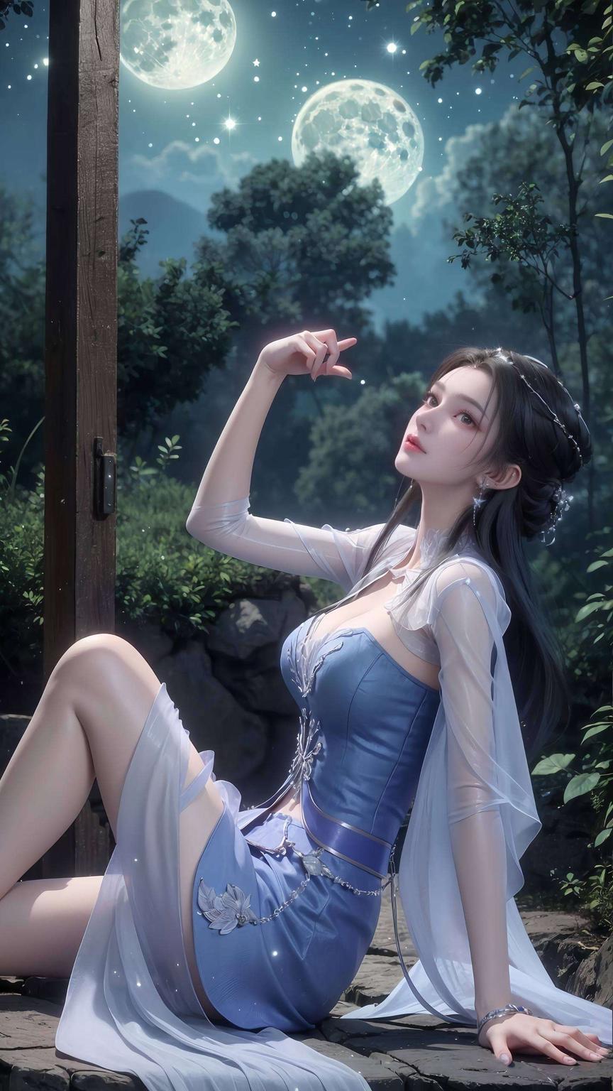 这炫彩壁纸不仅美得让人心动神漫中的李慕婉