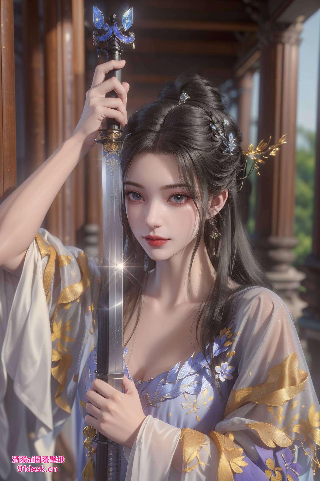 看李慕婉与王林共赏晚霞美不胜收！这唯美的电脑锁屏