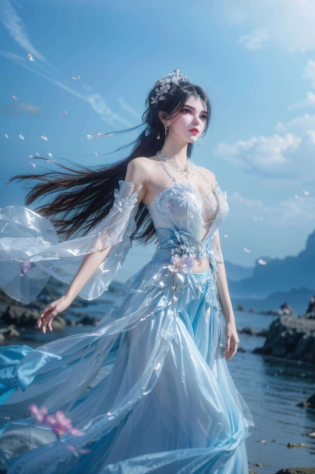 李慕婉美图锁屏高清三屏拼接