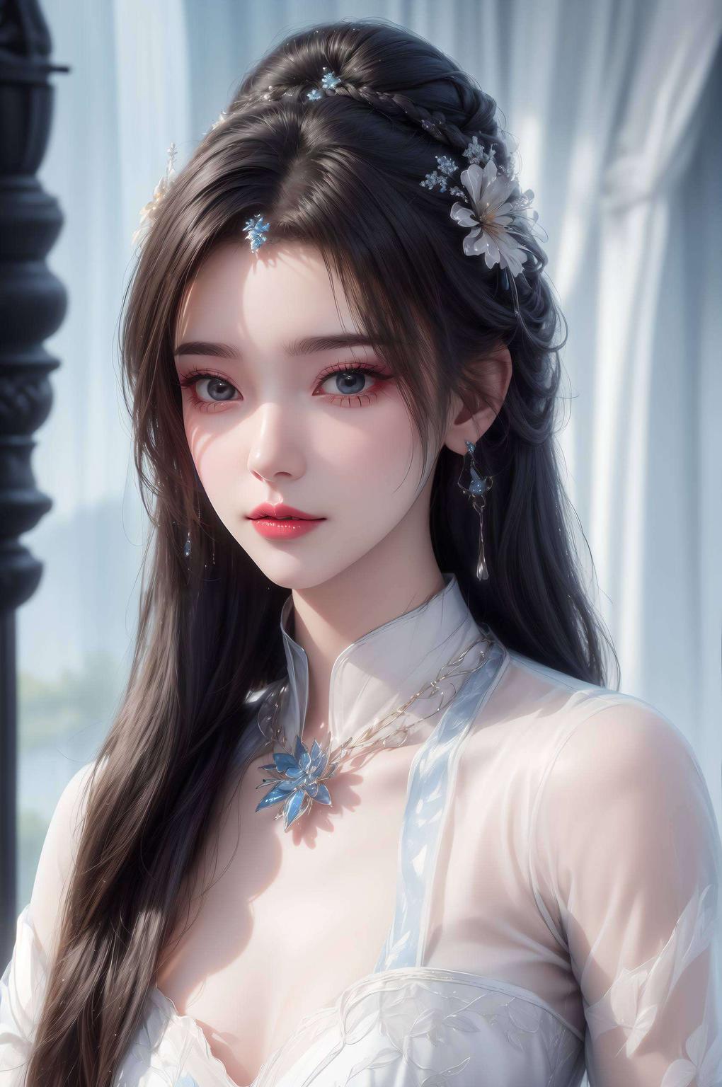 还有那飘逸的长发今天给大家带来一款超美的手机壁纸！李慕婉的清凉照片