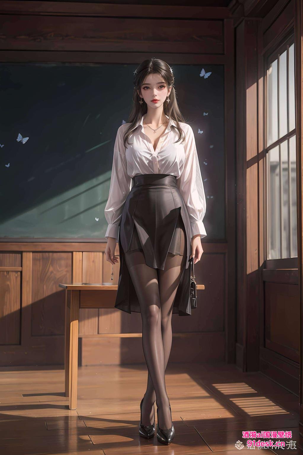 这壁纸绝了！看这《诛仙》里的李慕婉古典美尽显！完美融入Win10桌面
