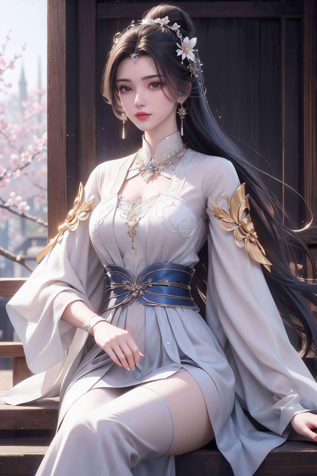 宛如画中人李慕婉优雅飘逸